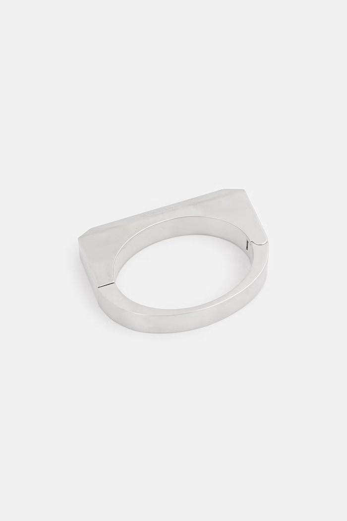 Rick Owens DRKSHDW Braccialetto Beveled argento RJ0000058.MMA