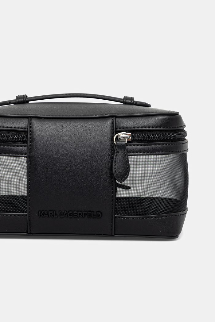 Karl Lagerfeld kozmetická taška dámska K/SIGNATURE čierna B2W46077