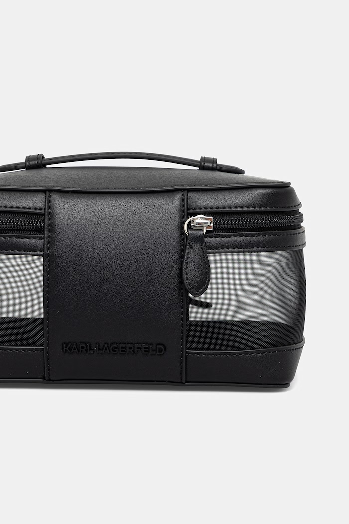 Karl Lagerfeld kozmetická taška dámska K/SIGNATURE čierna B2W46077