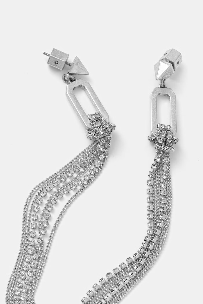 AllSaints orecchini da donna in metallo 37568831SLV041 argento SS26