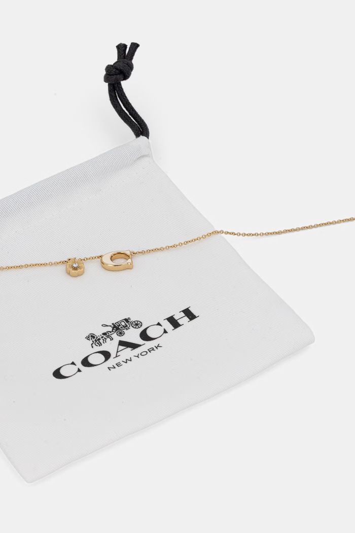 Dodatki Ogrlica Coach 37571532GLD100 zlata