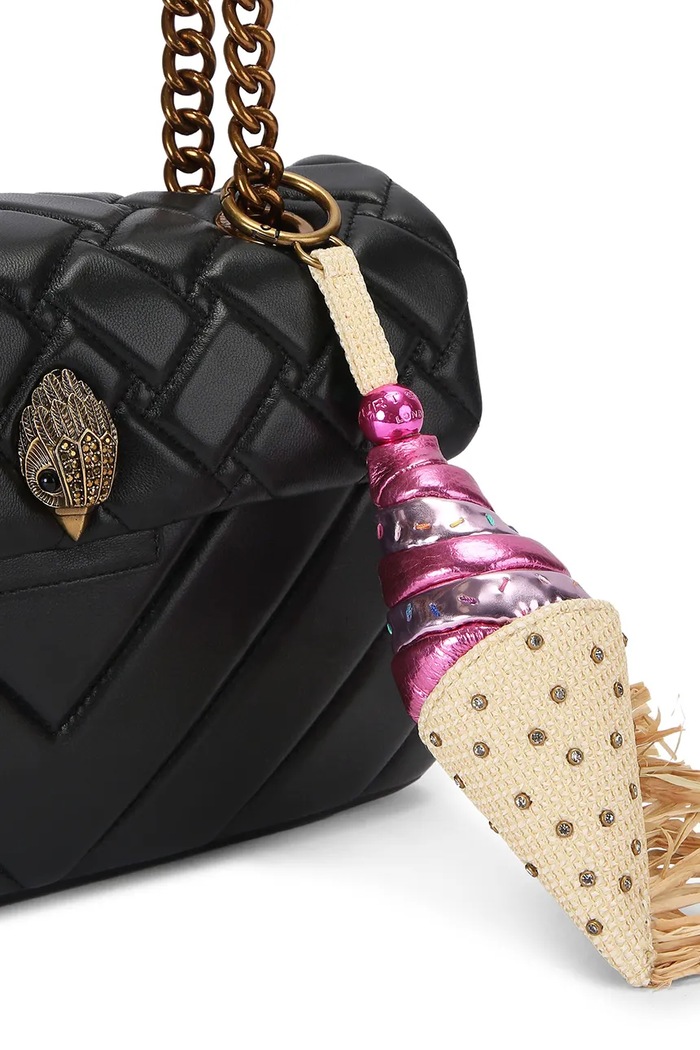 Doplnky Kurt Geiger London dámsky prívesok Ice Cream Charm 5573657979 béžová