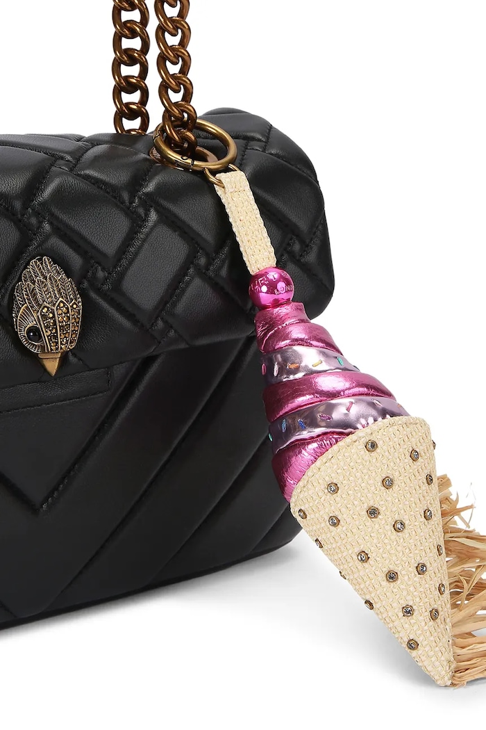 Doplnky Kurt Geiger London dámsky prívesok Ice Cream Charm 5573657979 béžová
