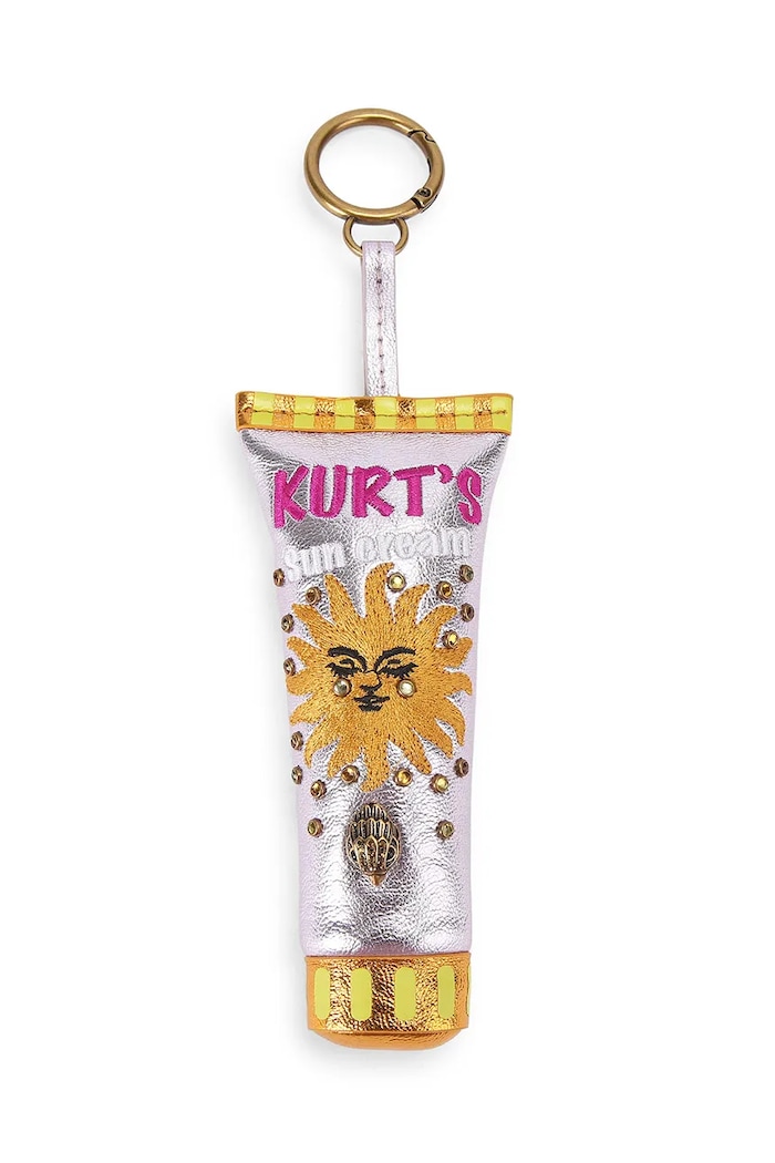 Kurt Geiger London privjesak za žene kožni Sunscren Charm roza 5574295999