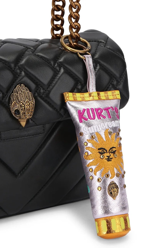 Kurt Geiger London privjesak za žene kožni Sunscren Charm roza 5574295999