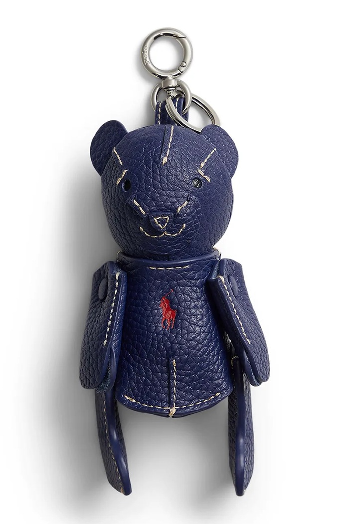 Polo Ralph Lauren pandantiv pentru femei, din piele bleumarin 427P13276