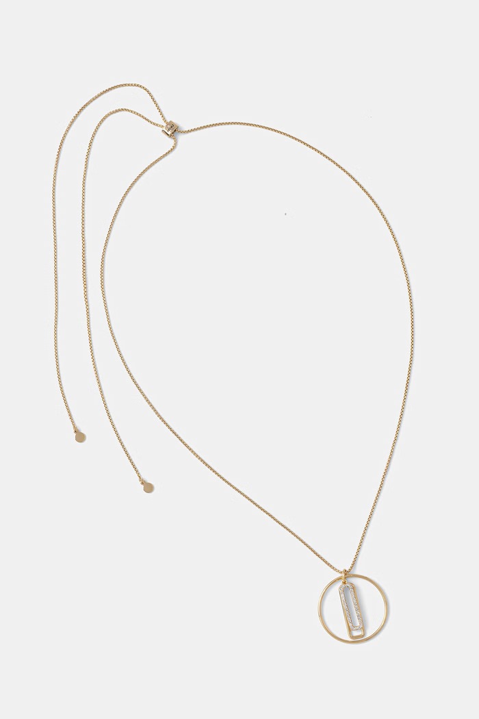 DKNY colier cu pandantiv pentru femei, din metal aur 04N00355