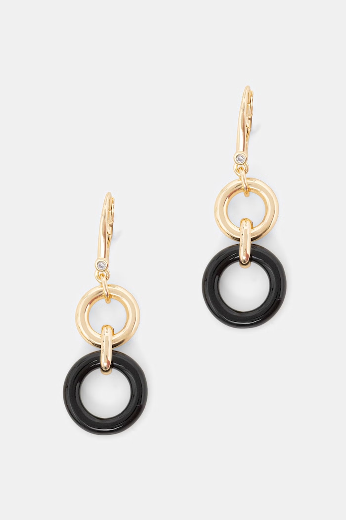 DKNY kolczyki damskie metalowe złoty 04G00911