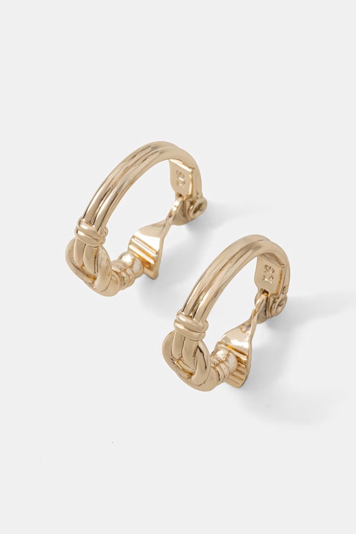 Lauren Ralph Lauren Κλιπς γυναικεία από μέταλλο χρυσαφί 14C00110