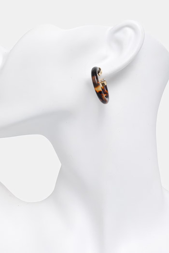 Akcesoria Lauren Ralph Lauren kolczyki damskie 14G01425 brązowy