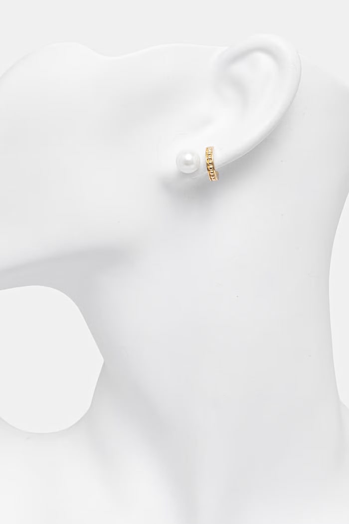 Doplnky Lauren Ralph Lauren sada náušníc dámskych kovových 3-pak 14G01409 zlatá