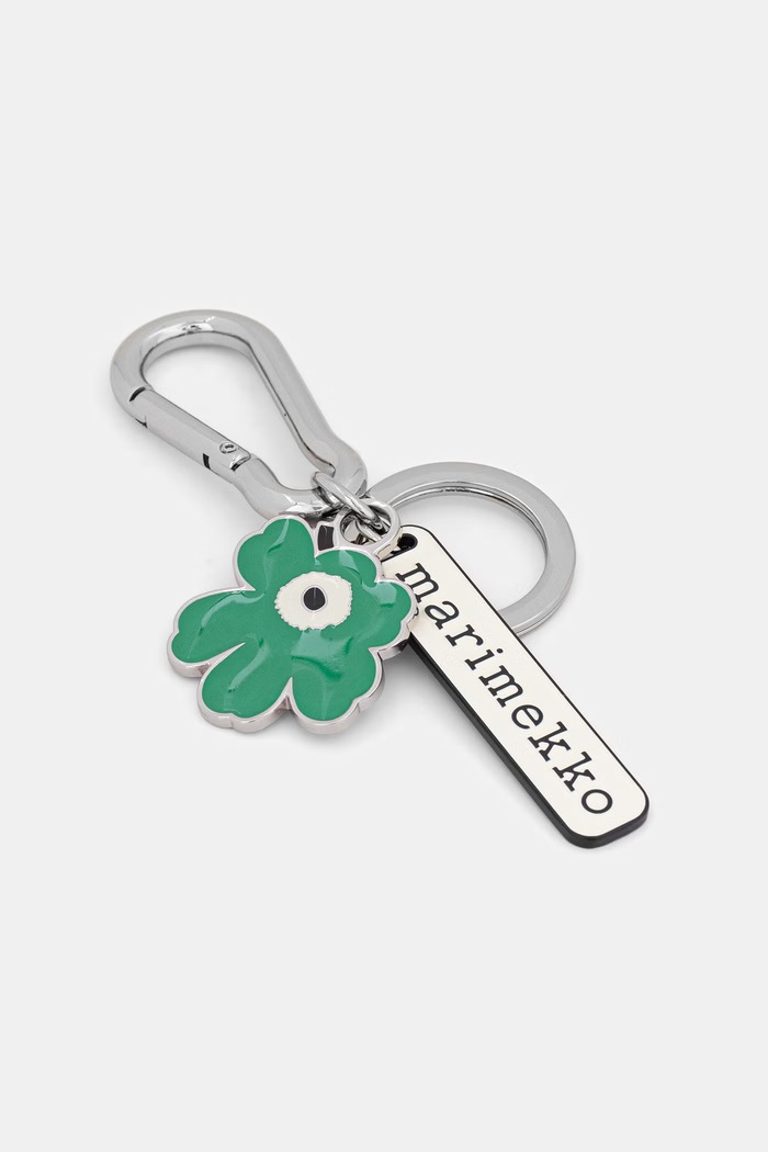 Marimekko breloc pentru femei, din metal verde 095598
