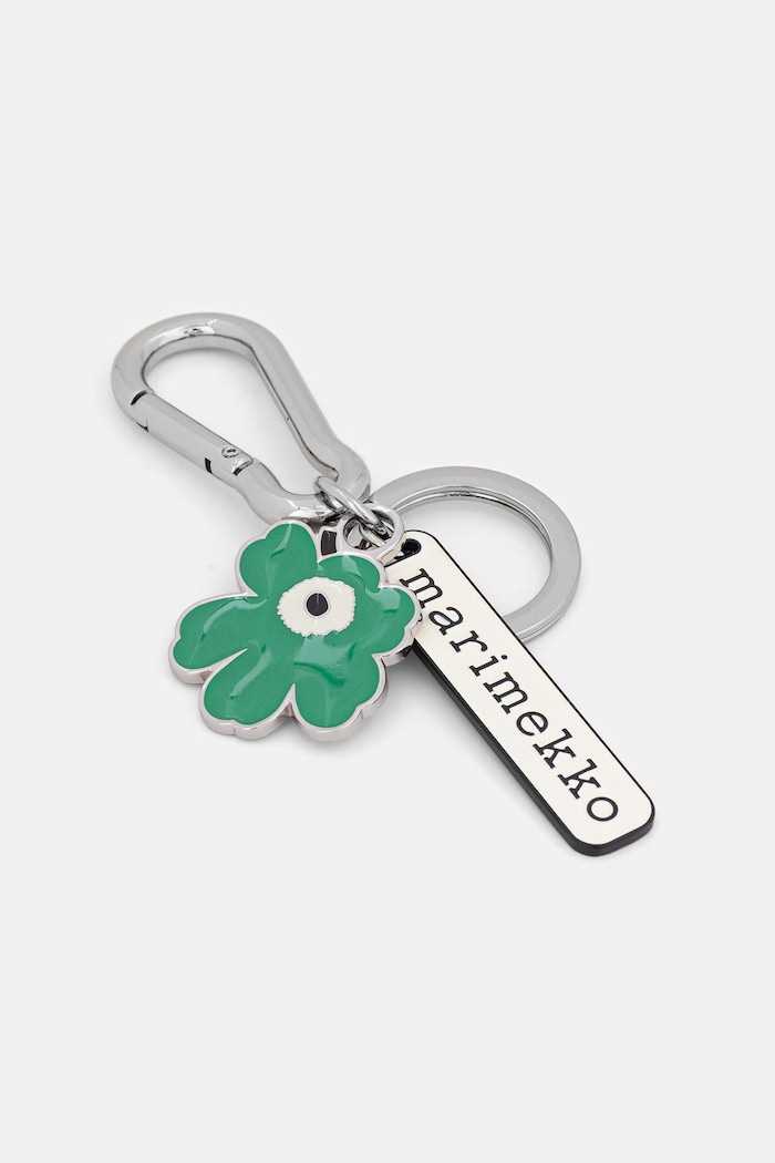 Marimekko breloc pentru femei, din metal verde 095598