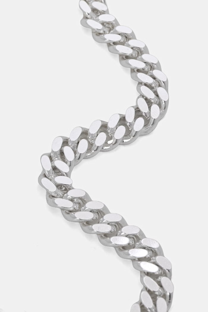HATTON LABS CLASSIC CUBAN CHAIN L ogrlica srebrna za žene HL.W4.385.SL.S18 srebrna SS26