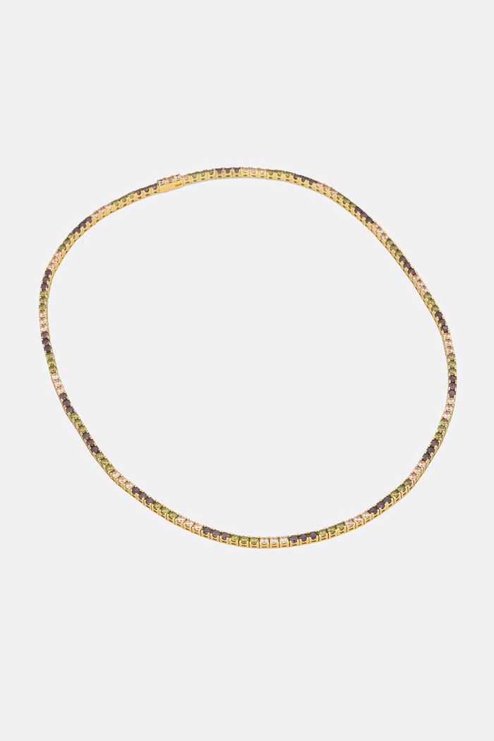 HATTON LABS CLASSIC TENNIS CHAIN M цепочка из серебра для женщин золотой HL.W4.861.23.S20