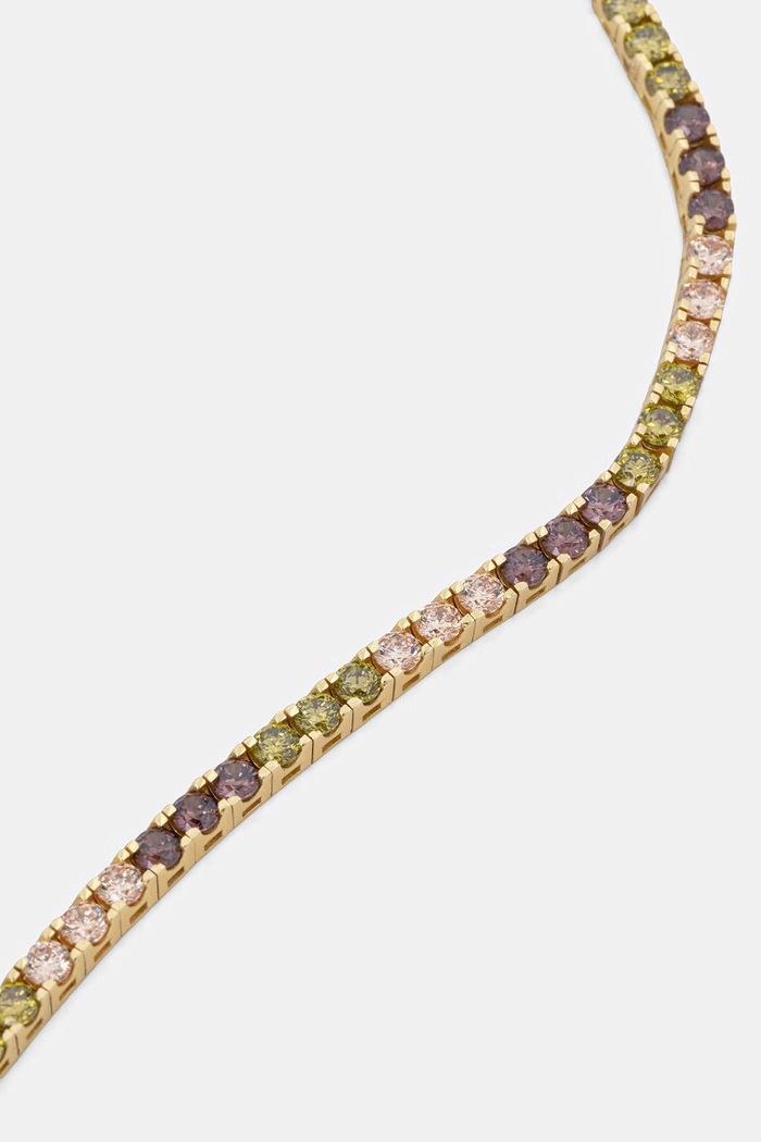 HATTON LABS CLASSIC TENNIS CHAIN M цепочка из серебра для женщин HL.W4.861.23.S20 золотой SS26