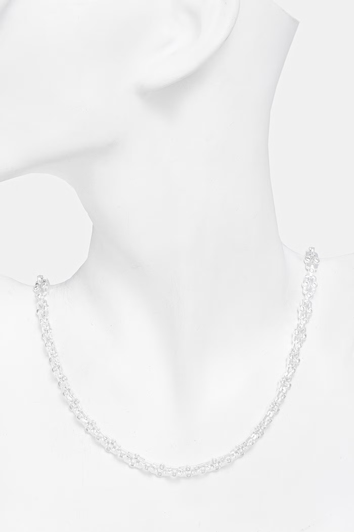 Dodaci HATTON LABS TYCHO CHAIN ogrlica srebrna za žene HL.W5.C.0031.01.S18 srebrna