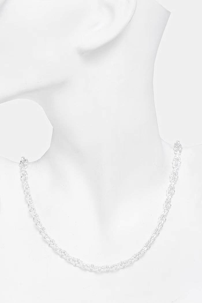 Dodaci HATTON LABS TYCHO CHAIN ogrlica od srebra za žene HL.W5.C.0031.01.S20 srebrna