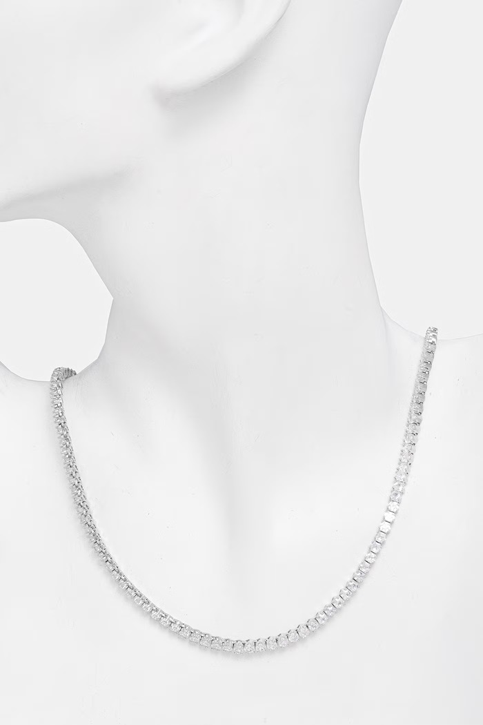 Dodaci HATTON LABS ODYSSEY CHAIN ogrlica srebrna za žene HL.W5.C.0037.01.S20 srebrna