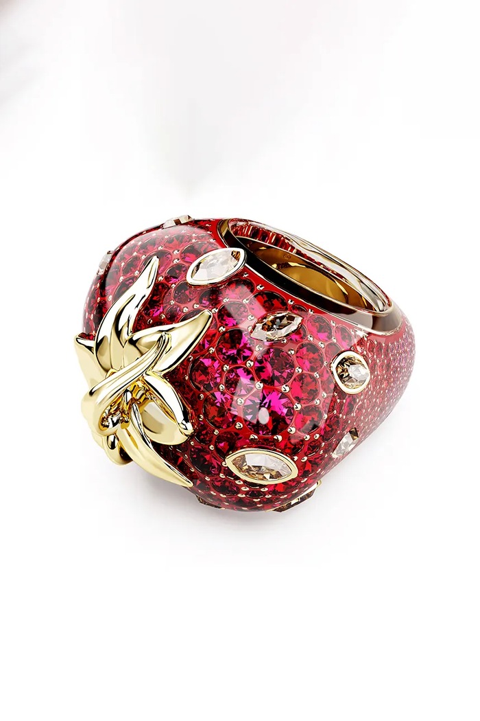 Swarovski δαχτυλίδι γυναικείο συνθετικό ρητίνης κρύσταλλο Swarovski IDYLLIA κόκκινο 5745796