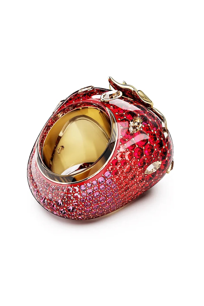 Swarovski pierścionek damski z żywicy syntetycznej kryształ Swarovski IDYLLIA 5745796 czerwony SS26