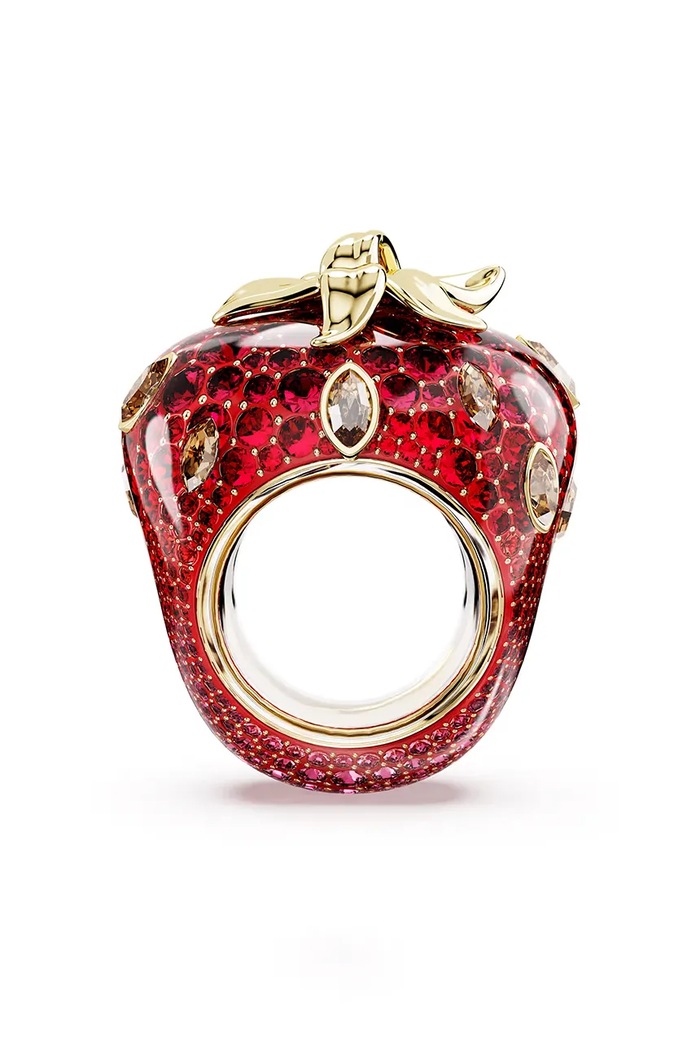 Αξεσουάρ Swarovski δαχτυλίδι γυναικείο συνθετικό ρητίνης κρύσταλλο Swarovski IDYLLIA 5745796 κόκκινο