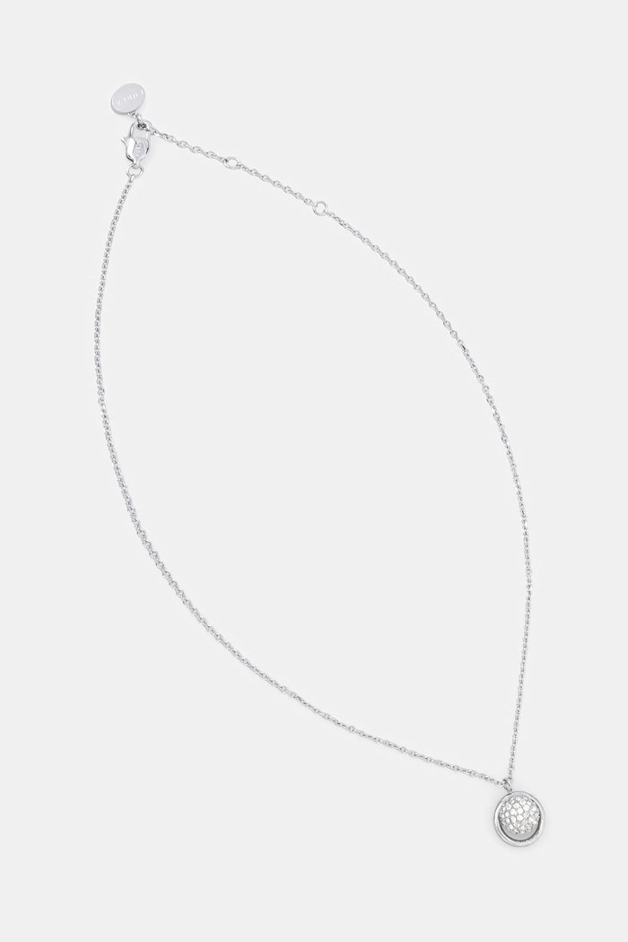 Furla ogrlica s privjeskom za žene s cirkonom srebrna FJ1315NTU