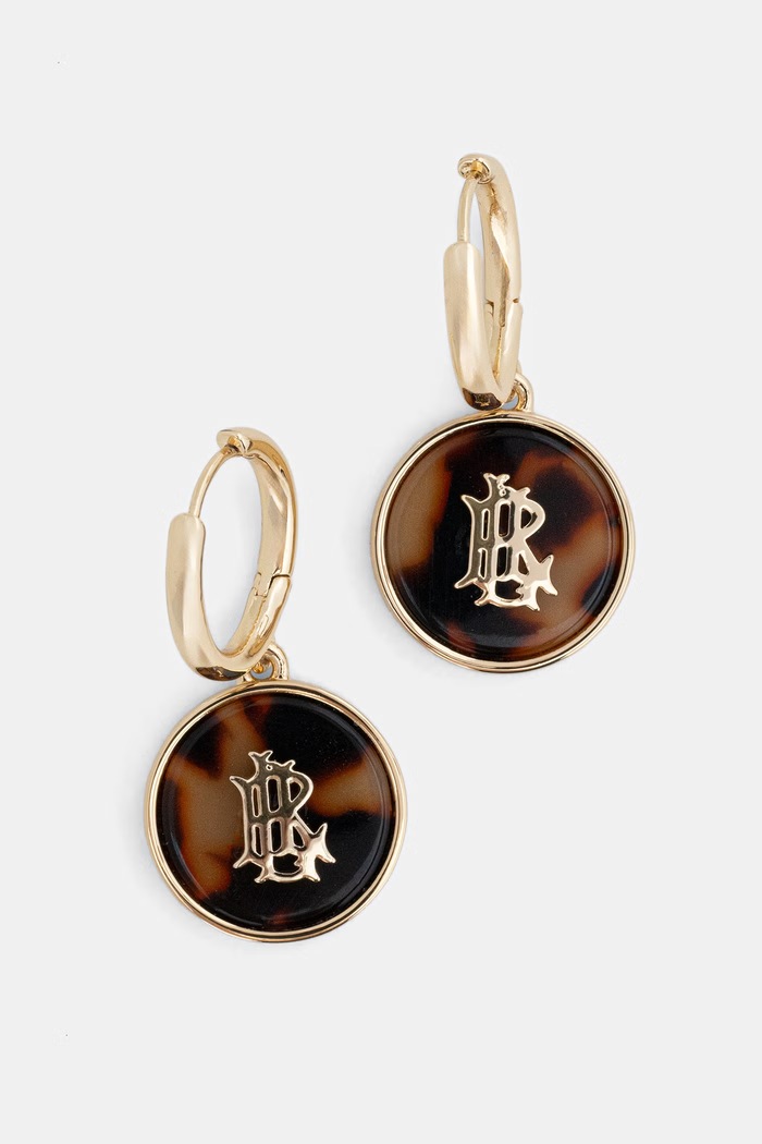 Lauren Ralph Lauren kolczyki damskie metalowe MARTINGALE złoty 14G01465