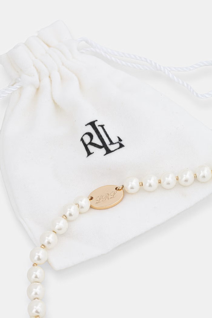 Akcesoria Lauren Ralph Lauren naszyjnik damski EMMYLOU 14N00826 beżowy