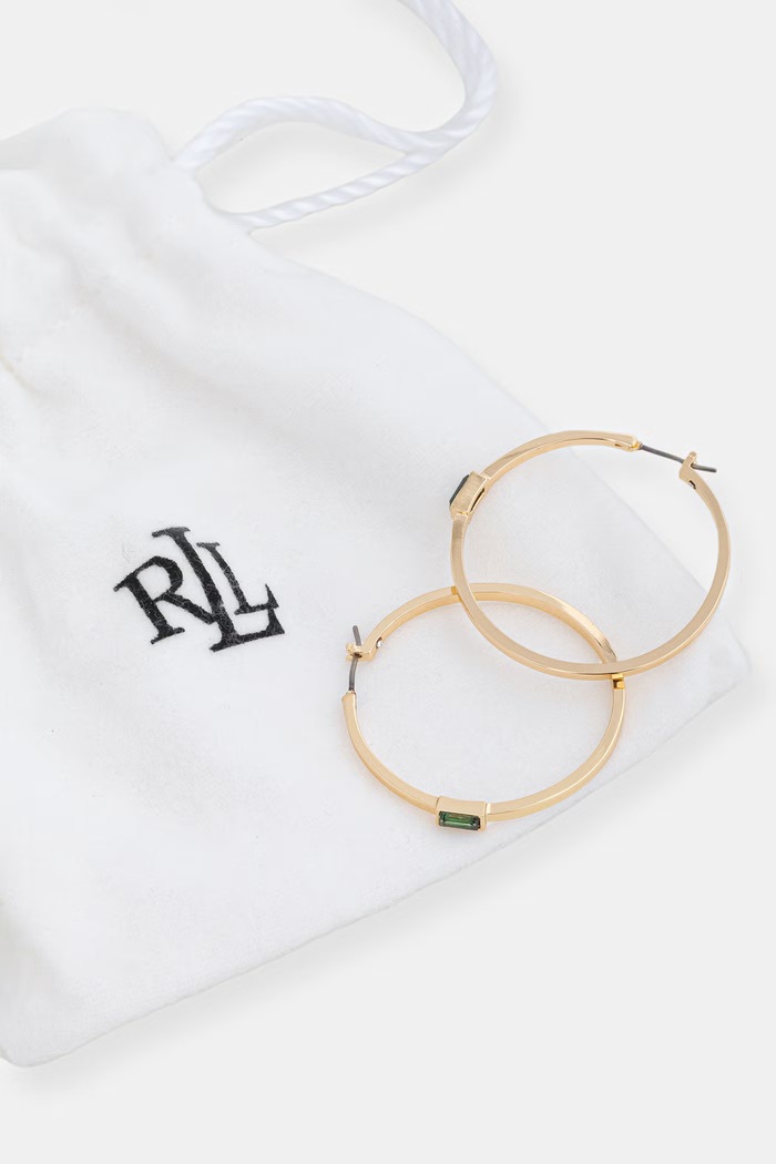 Akcesoria Lauren Ralph Lauren kolczyki damskie z cyrkonią EMMYLOU 14G01475 złoty