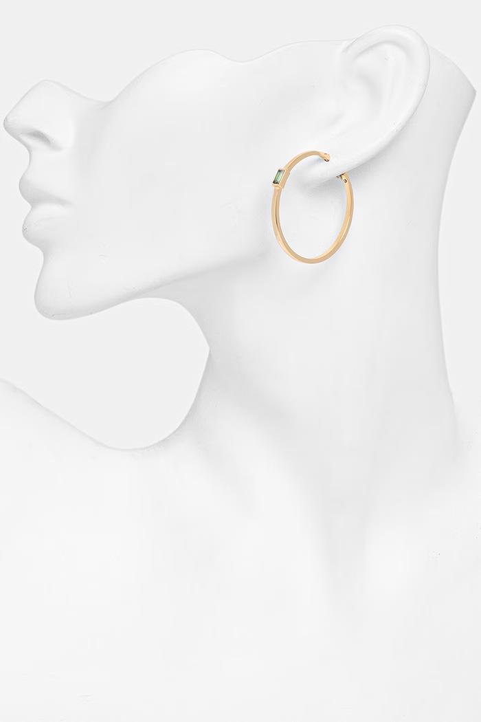 Lauren Ralph Lauren kolczyki damskie z cyrkonią EMMYLOU złoty 14G01475