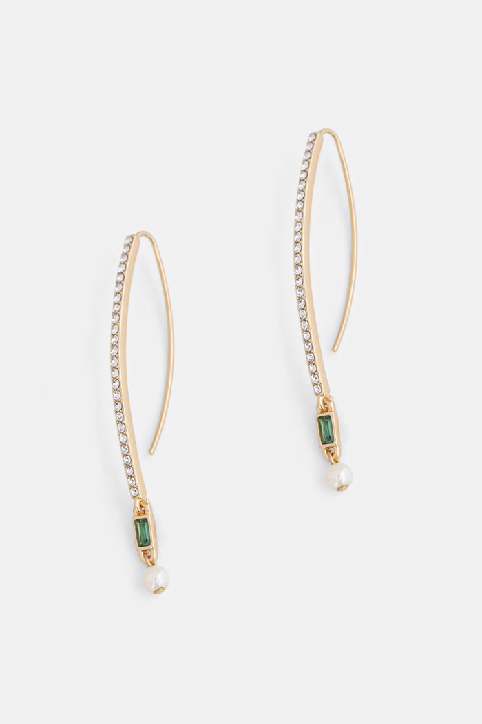 Lauren Ralph Lauren kolczyki damskie z cyrkonią EMMYLOU złoty 14G01451