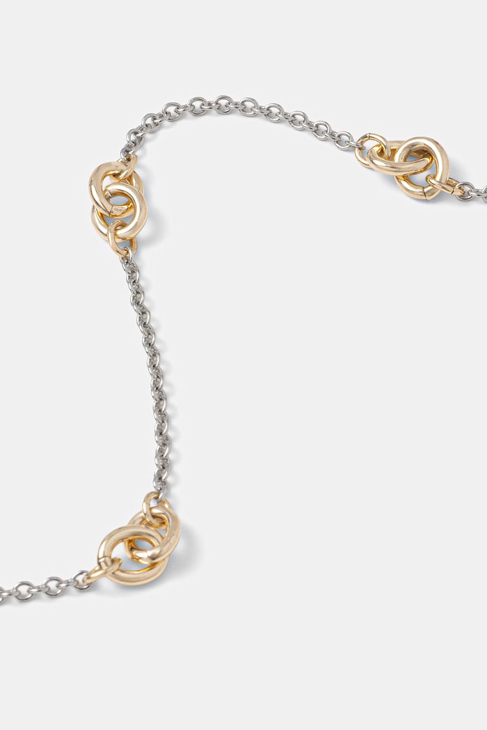Akcesoria DKNY choker damski mosiężny ALANI 04N00365 srebrny