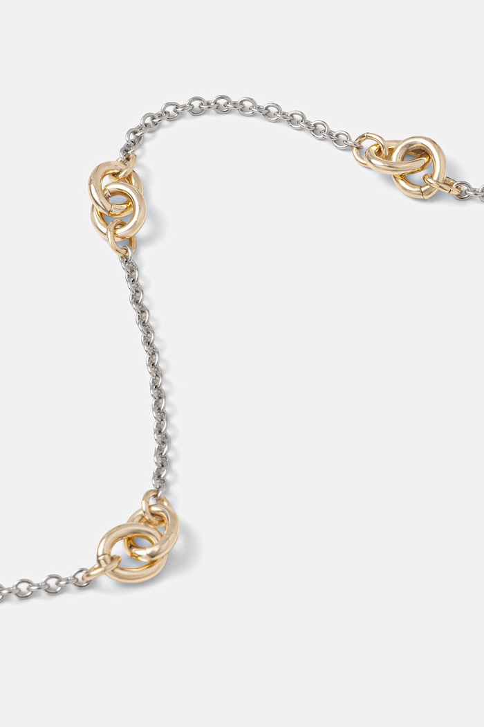 Akcesoria DKNY choker damski mosiężny ALANI 04N00365 srebrny