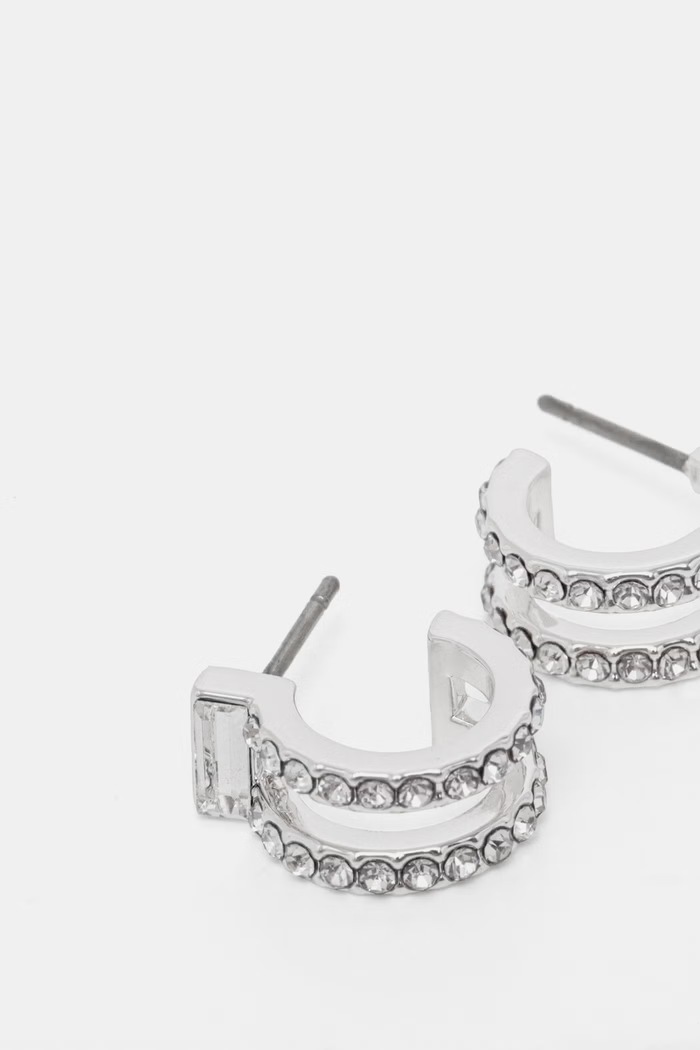 DKNY cercei pentru femei, din metal JUNA 04G00946 argintiu SS26