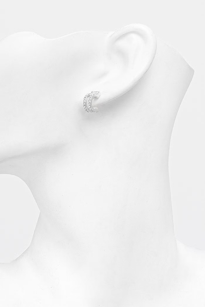 Accesorii DKNY cercei pentru femei, din metal JUNA 04G00946 argintiu
