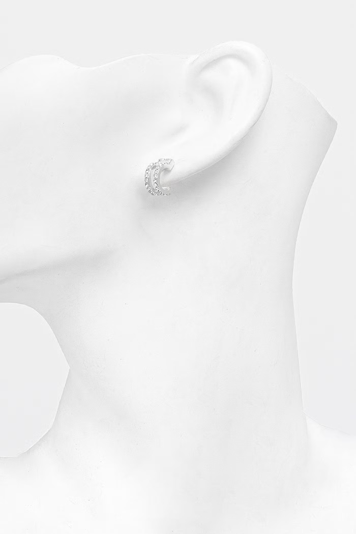 Accesorii DKNY cercei pentru femei, din metal JUNA 04G00946 argintiu