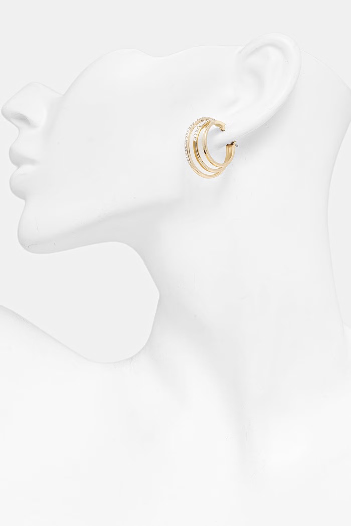 Doplnky DKNY náušnice dámske JUNA 04G00951 zlatá