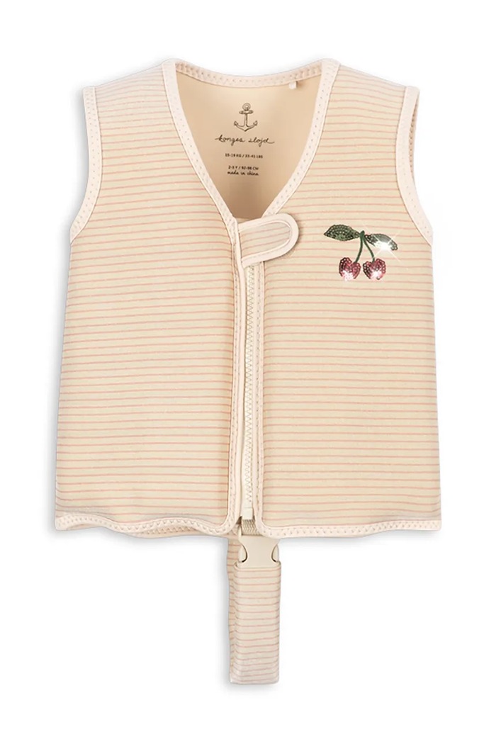Detská plavecká vesta Konges Sløjd CHERRY SWIM VEST béžová KS104726.PPY2
