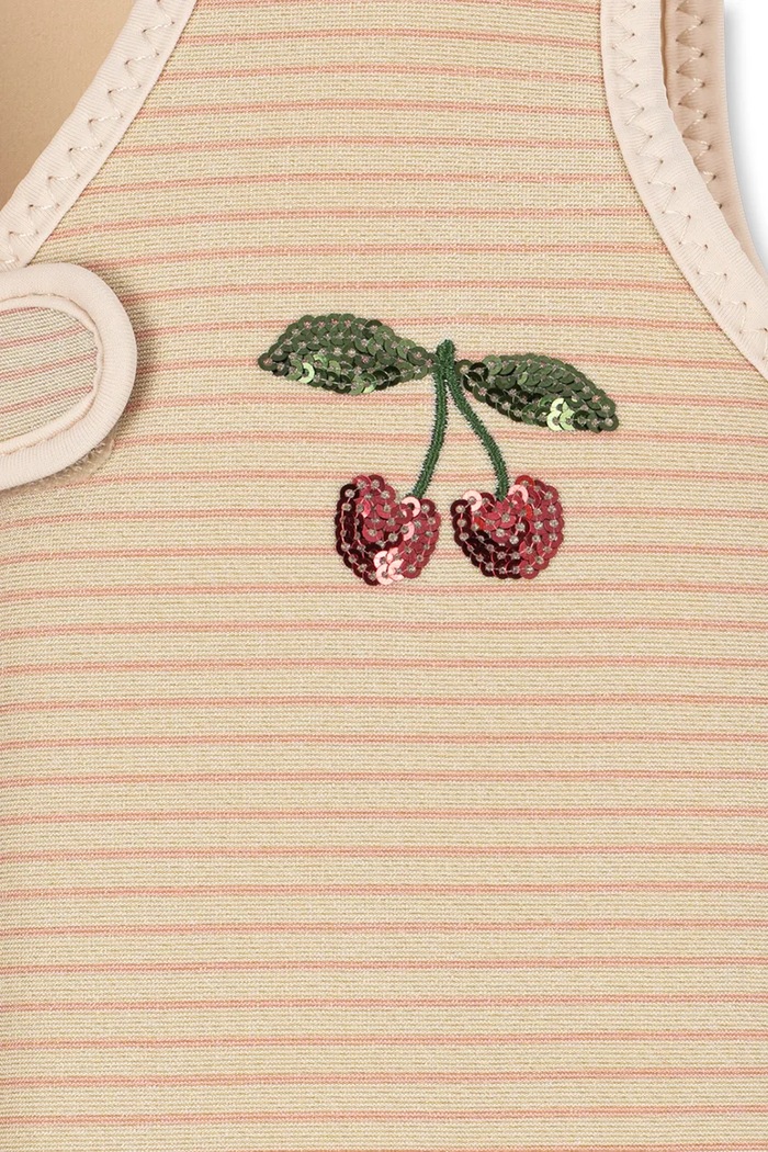 Dievča Detská plavecká vesta Konges Sløjd CHERRY SWIM VEST KS104726.PPY2 béžová