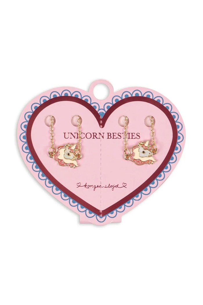 Дитячий браслет Konges Sløjd UNICORN BESTIE BRACELETS 2-pack KS102886.PPY2 золотий SS26