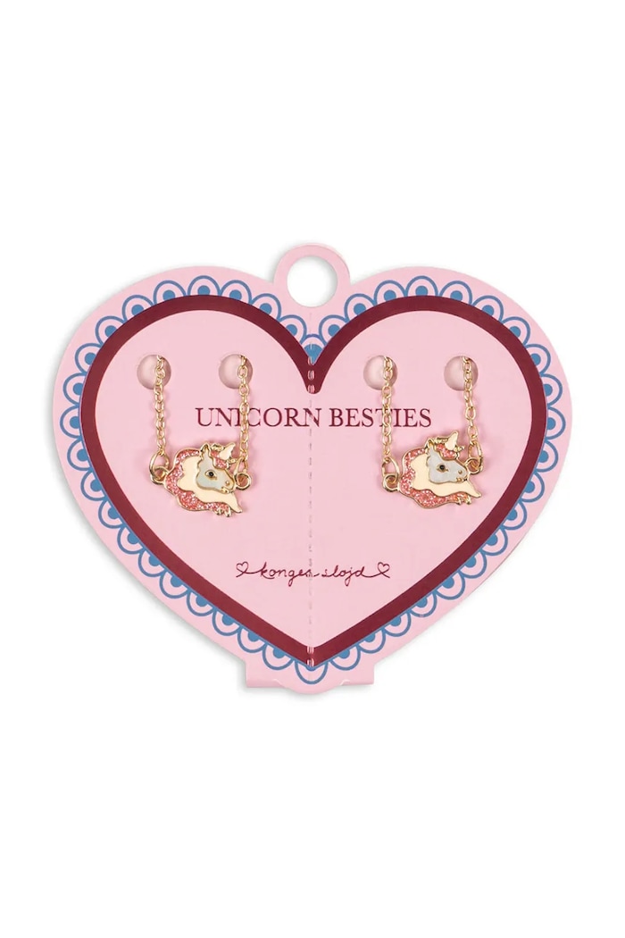 Дитячий браслет Konges Sløjd UNICORN BESTIE BRACELETS 2-pack KS102886.PPY2 золотий SS26
