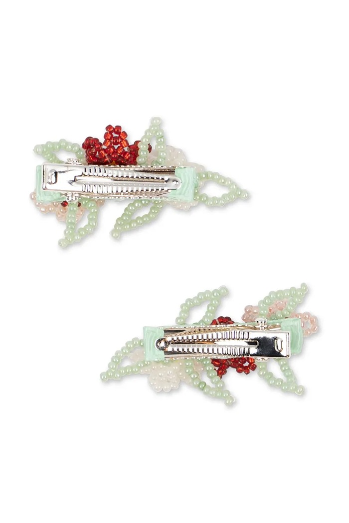 Dievča Detské sponky Konges Sløjd 2 PACK FLOWER FIELD HAIR CLIPS 2-pak KS104586.PPY2 viacfarebná