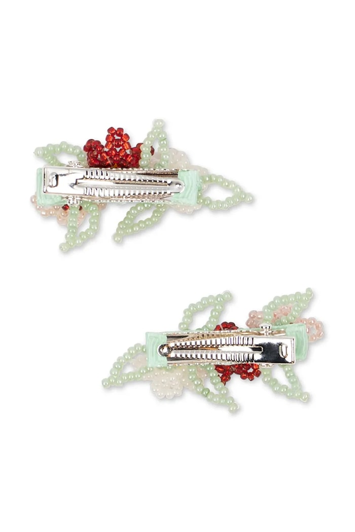 Dievča Detské sponky Konges Sløjd 2 PACK FLOWER FIELD HAIR CLIPS 2-pak KS104586.PPY2 viacfarebná