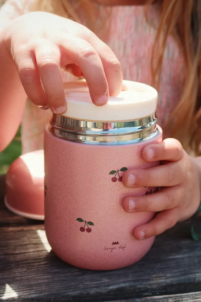Konges Sløjd termos dziecięcy GLITTER THERMO FOOD JAR różowy KS104845.PPY2