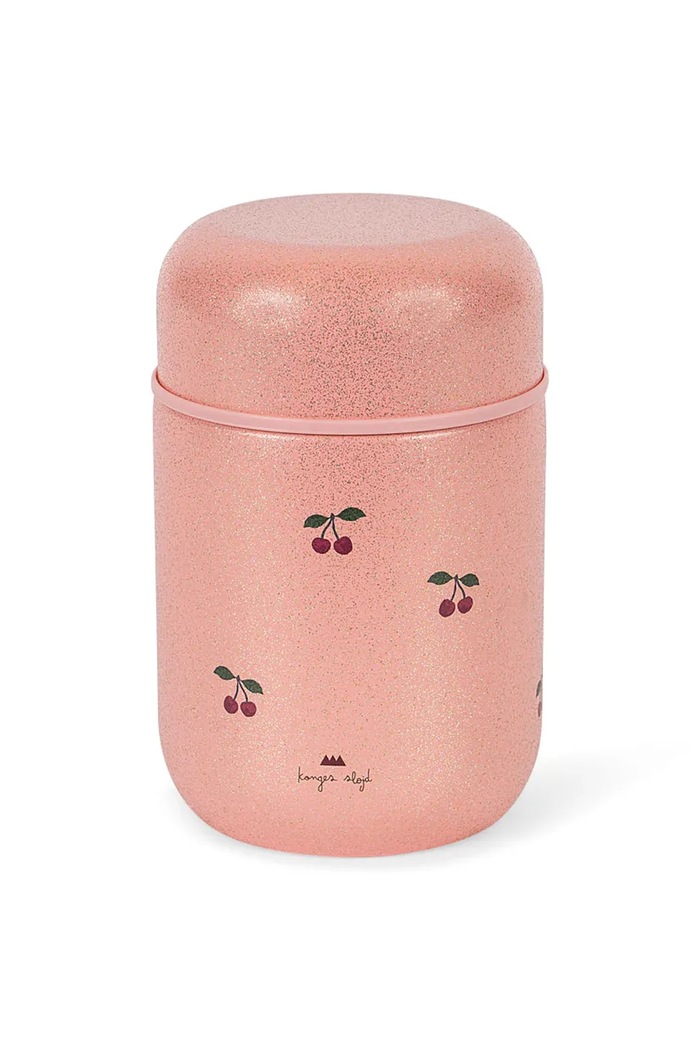 Konges Sløjd termos dziecięcy GLITTER THERMO FOOD JAR KS104845.PPY2 różowy SS26