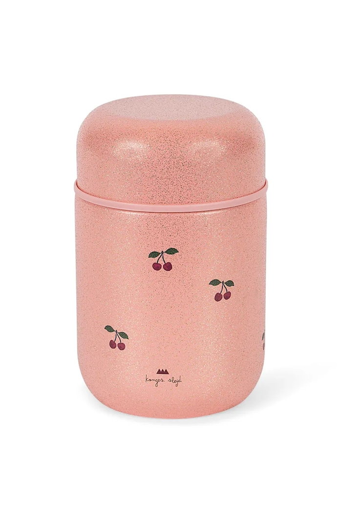 Konges Sløjd termos dziecięcy GLITTER THERMO FOOD JAR KS104845.PPY2 różowy SS26