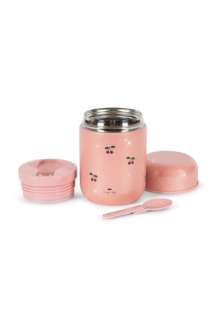 Konges Sløjd termos dziecięcy GLITTER THERMO FOOD JAR różowy KS104845.PPY2