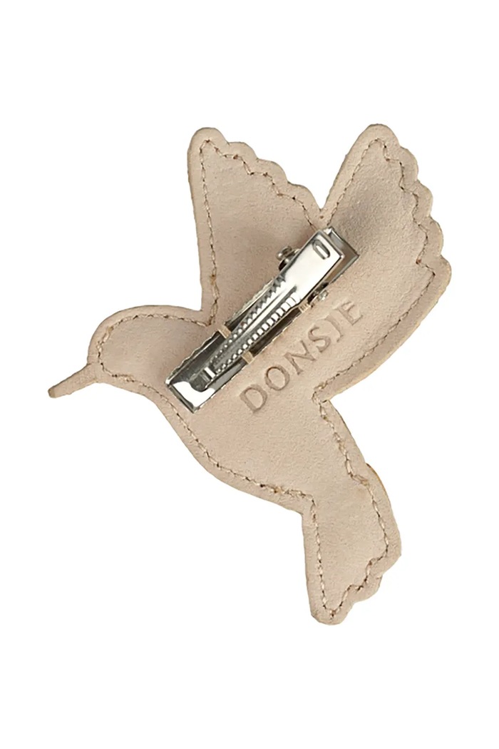 Девочка Детская заколка для волос Donsje Zaza Sky Hairclip Hummingbird 6003015 бежевый