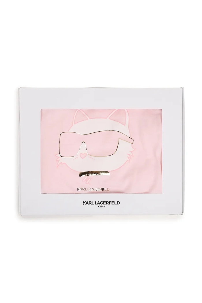 Karl Lagerfeld pătură pentru copii roz Z31234